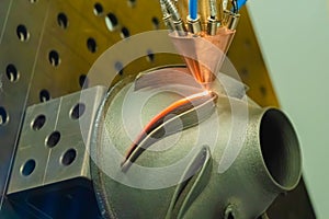 Direct metal deposition - laser melting, powder spray manufacturing technology