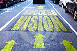 Direct road to success, starting with business vision