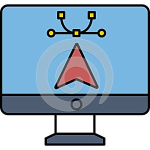 Direct selection tool which can easily edit or modify