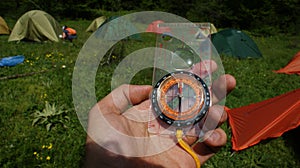 direction finding activity with compass