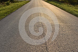 Road ground asphalt road