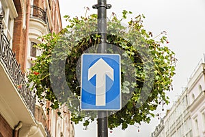 Direction sign in London