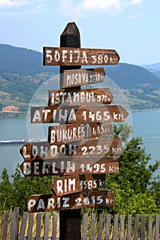 Direction signs photo