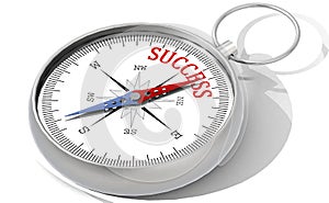 Direction to success on isolated compass