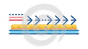 Directional Arrows, Process Flow and Sequential Progression. vector design Generative AI