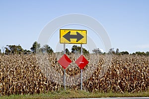 DIRECTIONAL ROAD SIGNS