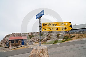 Directional sign in norway