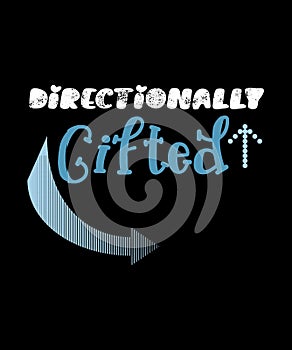 Directionally gifted graphic photo