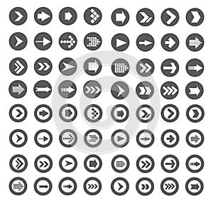 Directions Icons vector illustraton set