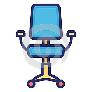 Director chair, furniture .  Vector icon which can easily modify or editable photo