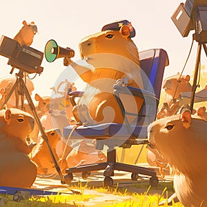 Director Hamster: A Cute Tale of Filmmaking