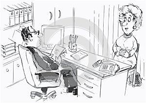 Director and job applicant