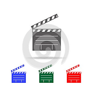 The director's cracker icon. Elements of cinema and filmography multi colored icons. Premium quality graphic design icon. Simple