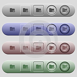 Directory owner icons on horizontal menu bars