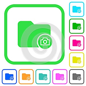 Directory snapshot vivid colored flat icons icons