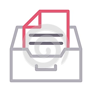 Directory vector color line  icon