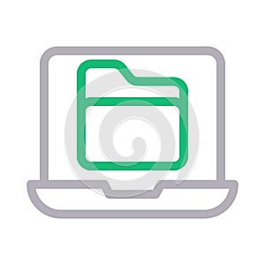 Directory vector color line icon