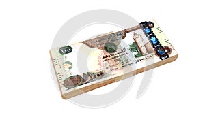 Dirham Uni Emirat Arab currency 3d rendering