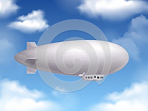 Dirigible Realistic Background