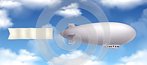 Dirigible Realistic Composition