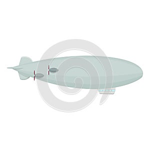 Dirigible vector illustration isolated on a white background