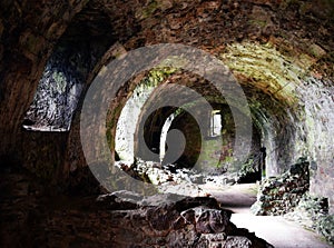 Dirleton Castle - Cellar