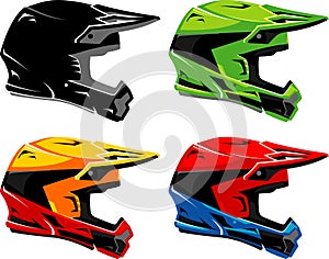 Dirt Bike Helmet Set