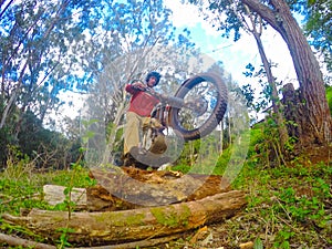 Dirt biking Trials