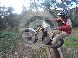 Dirt biking Trials