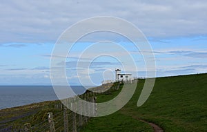 Dirt Pathway Winding up to the Coastguard Station photo