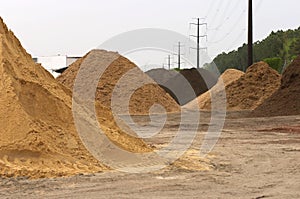 Dirt piles