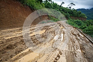 Dirt Road, Chin State, Myanmar