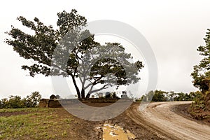 Dirt Road in Chin State, Myanmar