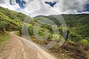 Dirt Road in Chin State, Myanmar