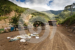 Dirt Road in Chin State, Myanmar