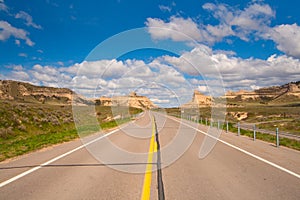 Old Oregon Trail Road near Scotts Bluff National Monument