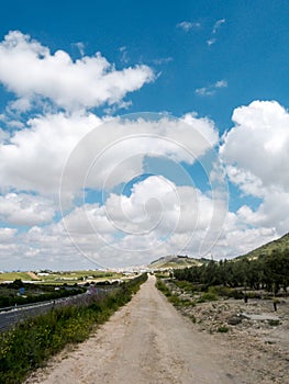 Dirt road desert