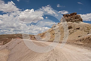 Dirt Road Through Desert in Utah