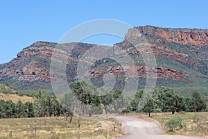 Dirt road in Flinders Ranges National Park, South Australia