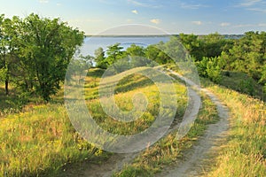 Dirt road in the hills