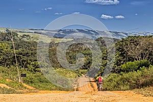 Dirt road , malange africa rural area, Angola.