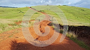 Dirt road at Mayo-Ndaga in Nigeria