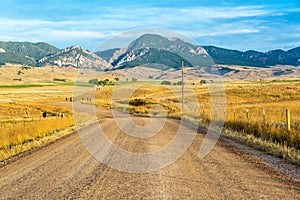 Dirt Road and Mountain