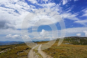 Dirt road in the mountains