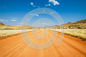 Dirt road in the Namib Desert