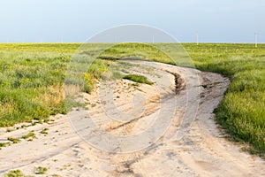 Dirt road in nature