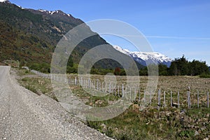 Dirt road, Patagonia, Chile