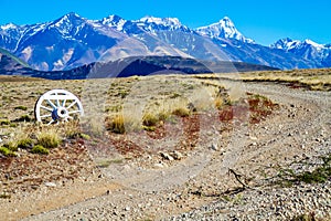 Dirt road on the prairie