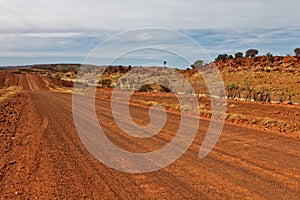 Dirt road in Red Center