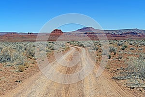 Dirt Road into the Red Rocks Country